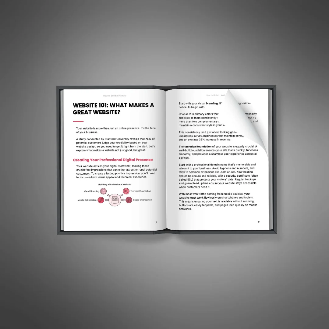 how to build a website ebook