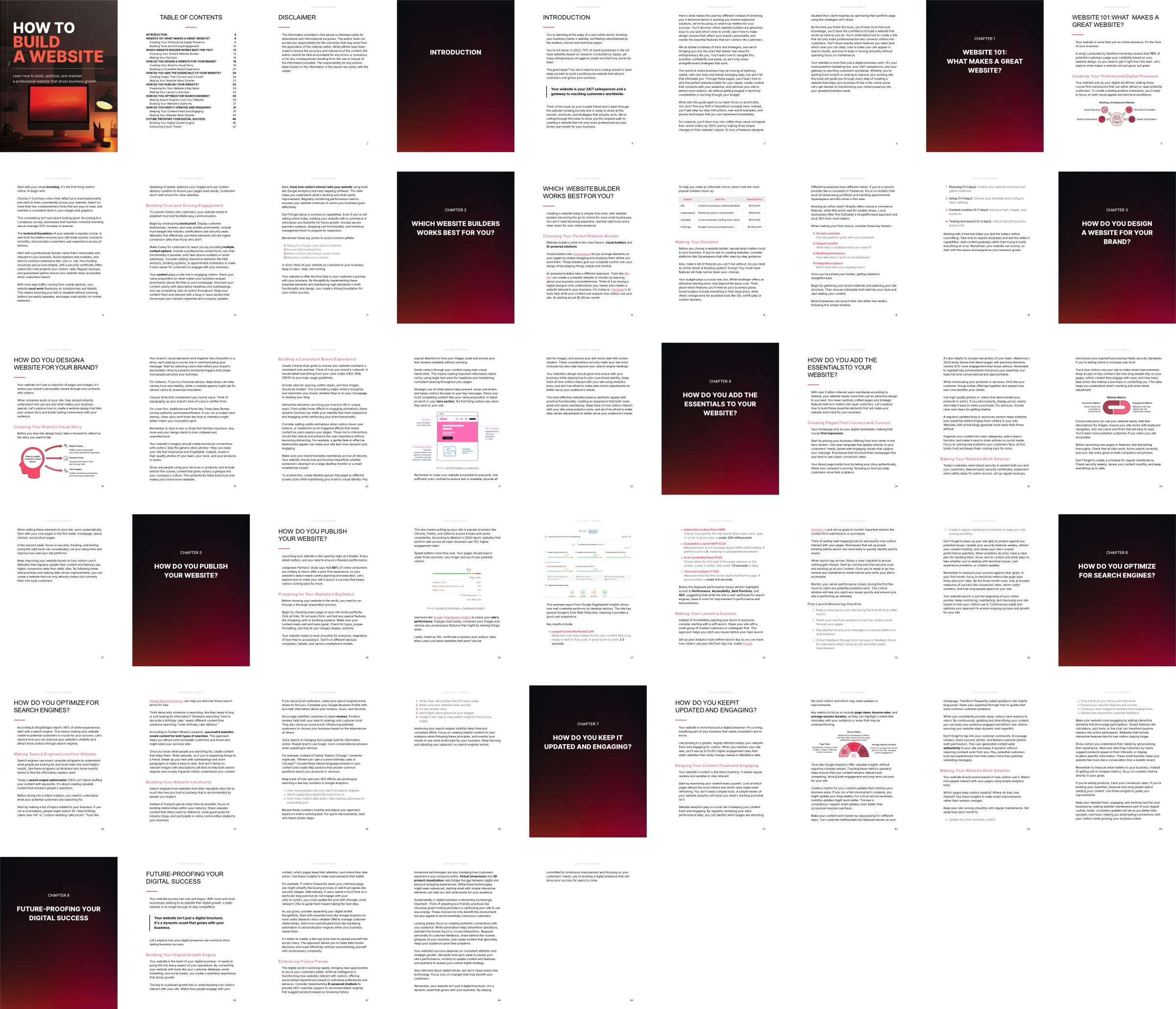 how to build a website ebook