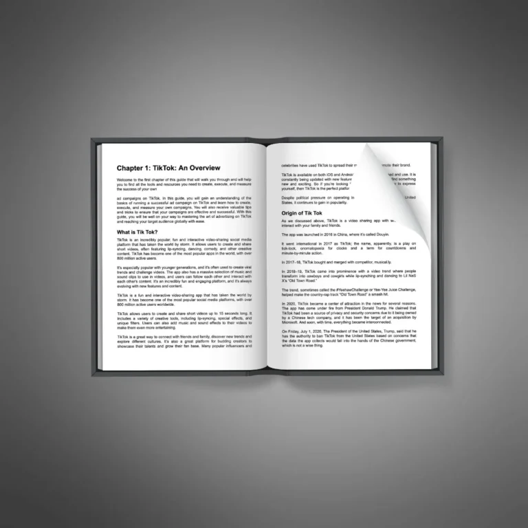 TikTok Ad Training Kit | Flipping Book Edition