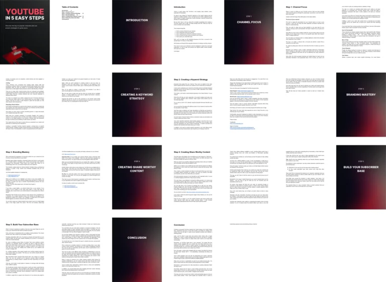 YouTube in 5 Easy Steps - eBook